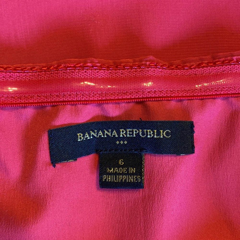 Banana Republic Pink Halter Dress Pleated Front - Picture 4 of 10